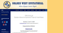 Desktop Screenshot of goldenwestinvitational.org