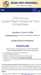 Mobile Screenshot of goldenwestinvitational.org